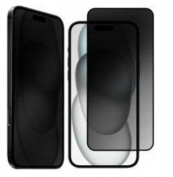 TELTECH PREMIUM SZKŁO HARTOWANE PRIVACY ZACIEMNIAJĄCE IPHONE 15