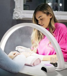 Lampa Led 36w Kosmetyczna Biurkowa Bezcieniowa Do Zabiegów Dla Kosmetyczki / N260 / Biały