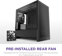 OBUDOWA NZXT H3 FLOW MATX MINI TOWER Z OKNEM CZARNA