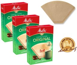 Melitta Filtry papierowe do kawy 1x4 ORIGINAL / Classic 240szt, rozmiar 4