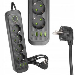 Przedłużacz Modi 4x230V 3xUSB-A 1xUSB-C 2500W