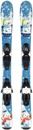 Narty dziecięce TECNOPRO SNOW TEAM + wiązanie ATOMIC LC 5 z GRIP WALK 80 cm