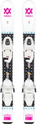 Narty dziecięce VOLKL FLAIR JR + wiązania MARKER VMOTION 4.5 JR z GRIP WALK 100 cm