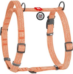 WAUDOG Re-Cotton Szelki Dla Psa Pomarańcz Adresówka QR M