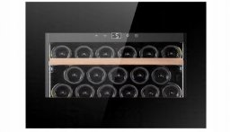 Chłodziarka do wina Berg BRGSW17 Winiarka czarna do zabudowy 17 butelek