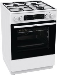 Gorenje Cooker | GKS6C70WJ | Hob type Gas | Oven type Electric | White | Width 60 cm | Depth 60 cm | 71 L