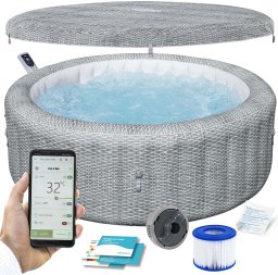 Dmuchane SPA Lay-Z Bali Grey 6 osobowe Bestway 6001N