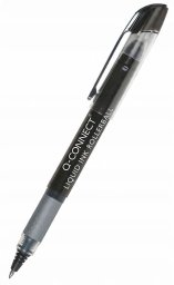 Cienkopis kulkowy Q-CONNECT 0,5mm (linia), zawieszka, czarny