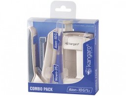 Zestaw zszywacz Nowa-35 + dziurkacz Aion-10G, pudełko z zawieszką, biały