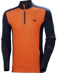 Undershirt HELLY HANSEN Lifa Merino Half Zip, orange S
