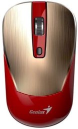 Mysz bezprzewodowa, Genius NX-7125, czerwono-z�oty, optyczna, 1200DPI