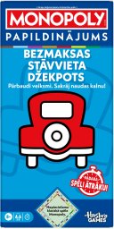 MONOPOLY Board game Free Parking Jackpot expansion (In Latvian lang.)