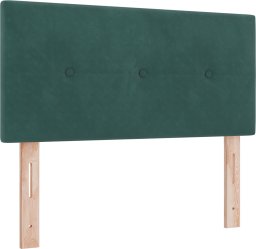 vidaXL LED Wezgłowie Z Guzikami Butonem Zielone 80 cm Aksamit