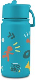 Brosky Pattern Stalowa butelka na wodę w kolorze morskim 450ml