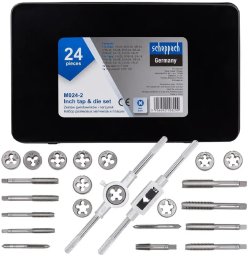 TAPS + DIES set of 24 / SCHEPPACH