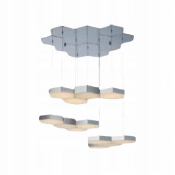 ALCLARA Lampa Sufitowa Wisząca KI3016/11/36P LULU 36W Chrom Wysoka Jakość