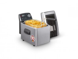 FRITEL Turbo SF 4170 – Frytkownica elektryczna Turbo SF, 3 L, filtr oleju, stalowa