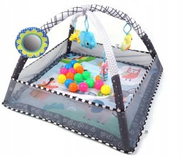 TinyMini JL652-1A Mata edukacyjna 2w1 Kojec z Piłeczkami