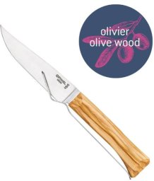 Opinel Nóż i Widelec Inox Olive 002626