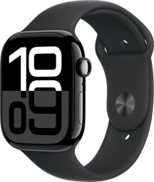 Smartwatch Apple Watch 10 GPS 42mm Jet Black Alu M/L Czarny (MWWF3ET/A)