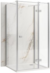 Kabina Prysznicowa Przyścienna Rea Atlas 120x90 Chrom