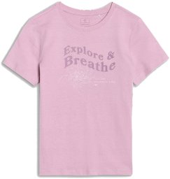 KOSZULKA BAWEŁNIANA T-SHIRT DZIEWCZĘCY 4F F1854