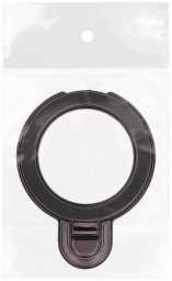 Stojak na telefon CIRCLE - naklejany - czarny