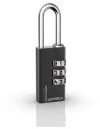 Gerda KŁÓDKA PAŁĄKOWA ALUMINIOWA SZYFROWA 4 DYSKI KAS S40 CZARNA