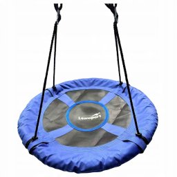 Huśtawka Lean Sport Huśtawka Ogrodowa Bocianie Gniazdo Dla Dzieci Niebieska 80cm LEAN Sport