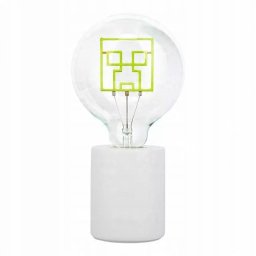 Lampa stołowa Paladone PALADONE Minecraft Creeper lampka - żarówka neonowa (wysokość: 24,3 cm)