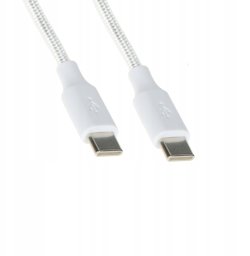 Kabel USB Canyon USB-C - USB-C 2 m Biały (CHAR-CC-2M-100W)