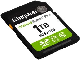 Karta Kingston Canvas Select Plus SDXC 1 TB Class 10 UHS-I/U3 V30 (SDS3/1TB)