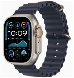 Smartwatch Apple Watch Ultra 2 GPS + Cellular 49mm Titanium Case Ocean Band Granatowy (MX4D3EL/A)