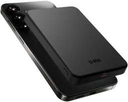 Powerbank SBS Mag Power Qi2 5000 mAh kompatybilny z MagSafe - czarny