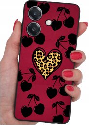 Etui do Oppo A40 | A40M | WZORY | SILIKONOWE MATT SZKŁO 9H