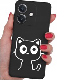 Etui do Oppo A40 | A40M | WZORY | SILIKONOWE MATT SZKŁO 9H