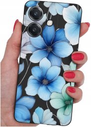 Etui do Oppo A40 | A40M | WZORY | SILIKONOWE MATT SZKŁO 9H