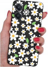 Etui do Oppo A40 | A40M | WZORY | SILIKONOWE MATT SZKŁO 9H