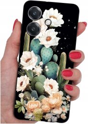 Etui do Oppo A40 | A40M | WZORY | SILIKONOWE MATT SZKŁO 9H