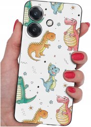 Etui do Oppo A40 | A40M | WZORY | SILIKONOWE MATT SZKŁO 9H