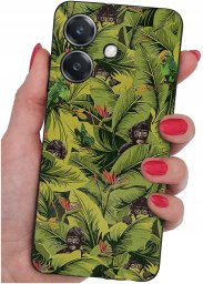 krainaGSM Etui do Oppo A40 | A40M | WZORY | SILIKONOWE MATT SZKŁO 9H