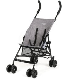 Vežimėlis-skėtukas BabyTrold Speed, grey