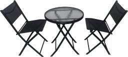OUTDOOR FURNITUR SET TABLE WITH 2 CHAIRS