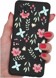 Etui do Samsung A22 5G WZORY |SILIKONOWE MATT CASE + SZKŁO 9H