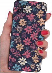 Etui do Samsung A22 5G WZORY |SILIKONOWE MATT CASE + SZKŁO 9H