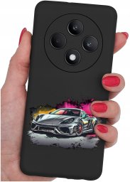 Etui do Oppo Reno 12 F 5G | 12 FS 5G WZORY |SILIKONOWE MATT CASE + SZKŁO 9H