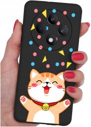 Etui do Oppo Reno 12 F 5G | 12 FS 5G WZORY |SILIKONOWE MATT CASE + SZKŁO 9H