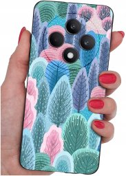 Etui do Oppo Reno 12 F 5G | 12 FS 5G WZORY |SILIKONOWE MATT CASE + SZKŁO 9H