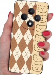 Etui do Oppo Reno 12 F 5G | 12 FS 5G WZORY |SILIKONOWE MATT CASE + SZKŁO 9H