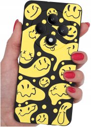 Etui do Oppo Reno 12 F 5G | 12 FS 5G WZORY |SILIKONOWE MATT CASE + SZKŁO 9H